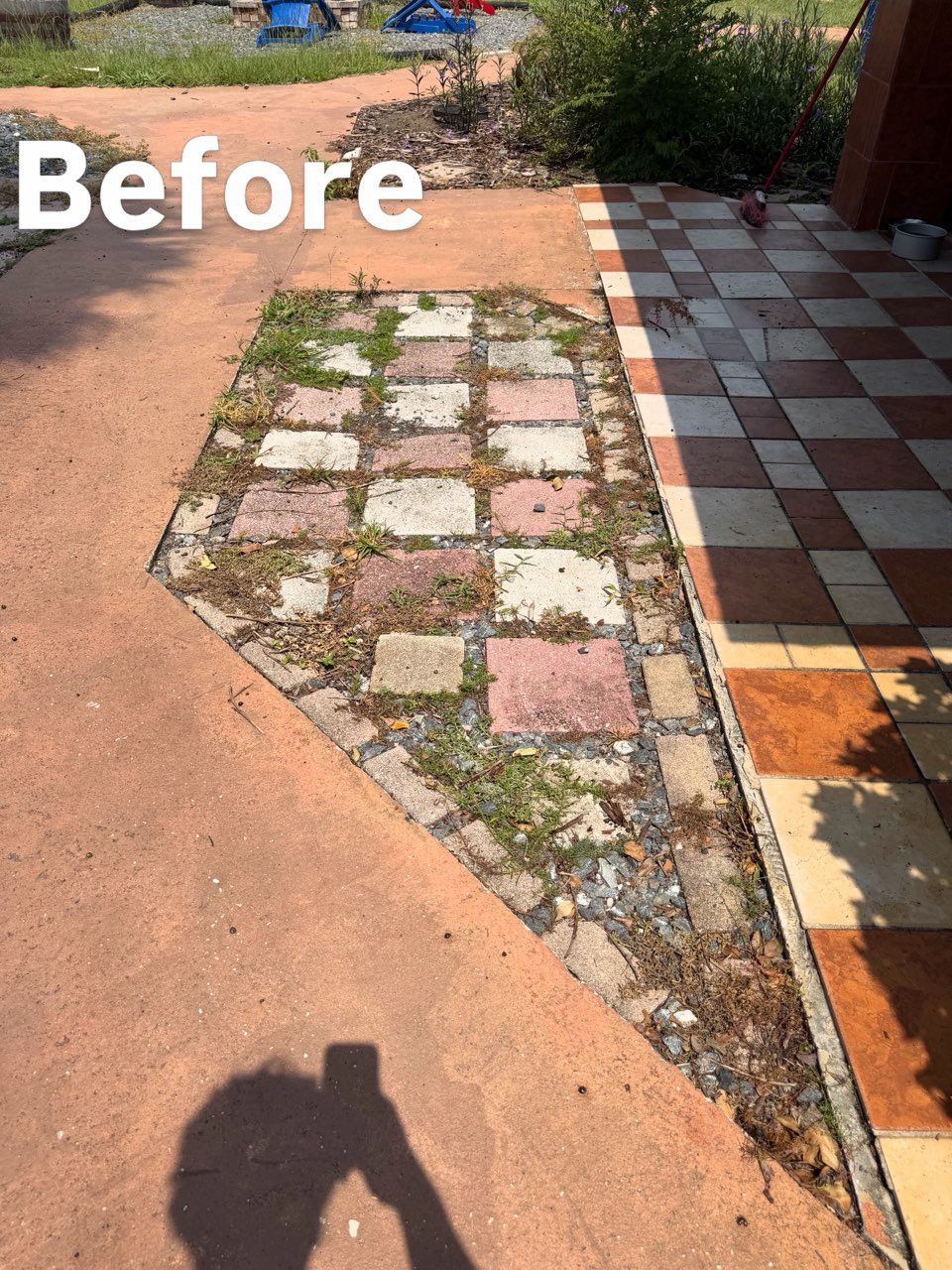 Before and after - before
