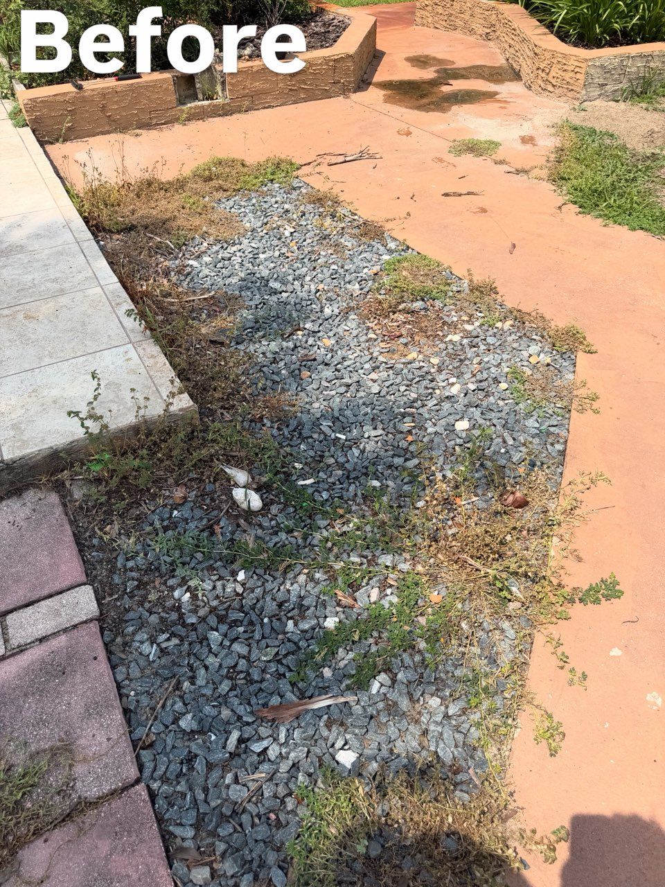 Before and after - before
